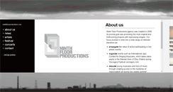 Desktop Screenshot of ninthfloorproductions.com
