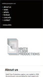 Mobile Screenshot of ninthfloorproductions.com